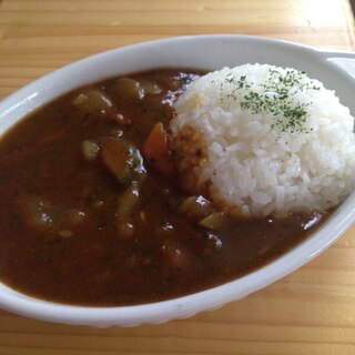 隠し味は昆布茶と青海苔♪美味しいカレー♪